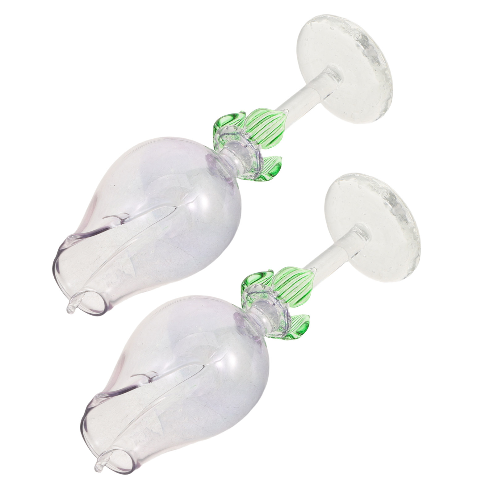 Home And You Fragrance Diffuser - 2 stuks bloemvormige glazen etherische oliediffuser,