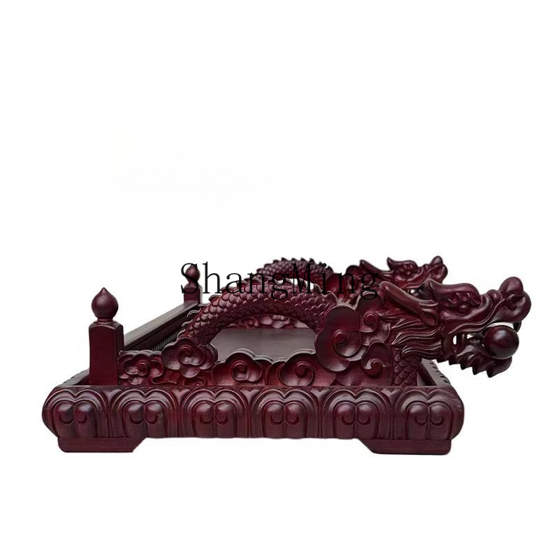Home Fragrance Edg - Handgesneden DSA drakenrandring, echt geurblad, wierookbranderplaat,