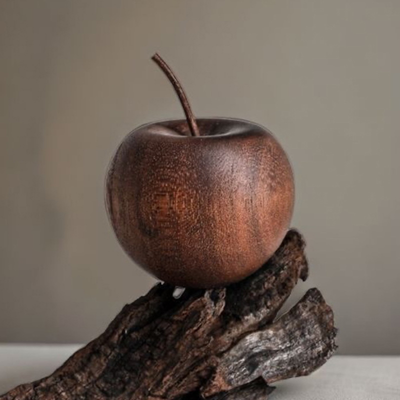 Home And You Fragrance Diffuser - 1/3 set houten appelvormige etherische olieverspreider