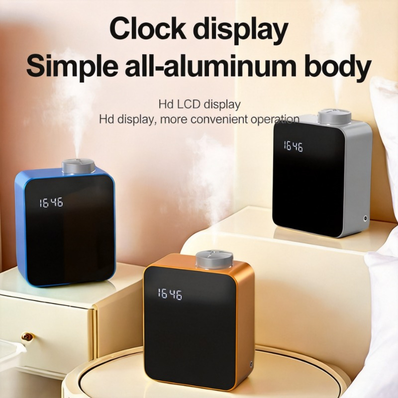 Luxe geurmachine van aluminium - Home Fragrance Market recensie en prijs